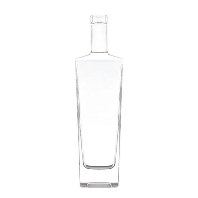 375ml 500ml 750ml 1000ml Capacity Glass Bottles for Vodka with Cork Top Screw GPI Top Cap