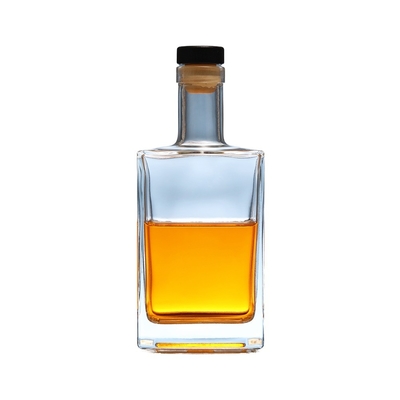 Custom Logo 500ml Glass Whisky Bottle for Vodka Gin Fruit Wine Decal Mountain Bottle
