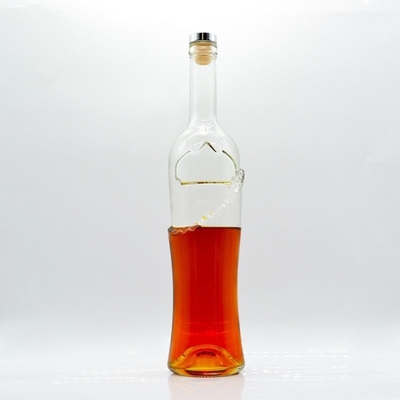 Decal Surface Handling Custom Made Extra Flint Whisky Bottle 500ml 700ml 750ml and 1L