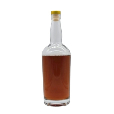 Custom Design 75cl Whisky Bottle 0.75l Extra Flint Cork Vodka Bottle with Free Sample