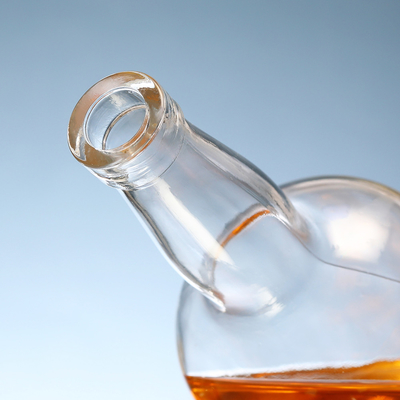 Decal Deep Process Super Flint Glass 750ml Glass Brandy and Gin Bottle Made of Design