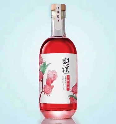 Customized Screen Printing Glass Bottle for Luxury Brandy Rum Whisky Vodka 500 750ml