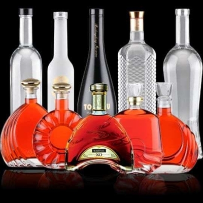Highly OEM/ODM Customized 1000ml Clear Glass Bottles for Brandy Whisky Liquor Packaging