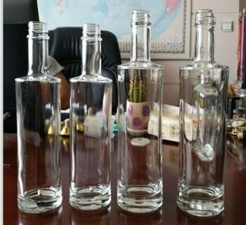 Super Flint Glass 70cl 1Liter Wide Mouth Glass Bottle for Spirits Liquor Transparent Empty