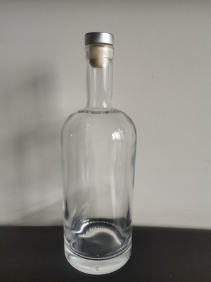 Super Flint Glass 70cl 1Liter Wide Mouth Glass Bottle for Spirits Liquor Transparent Empty