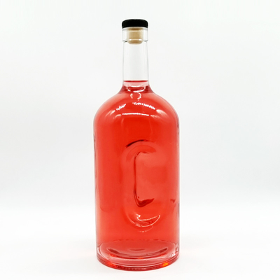 Other Alcoholic Beverage 375ml 500ml Moon Shape Frosted Glass Bottle for Custom Tequila