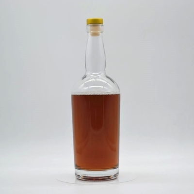Other Alcoholic Beverage 375ml 500ml Moon Shape Frosted Glass Bottle for Custom Tequila