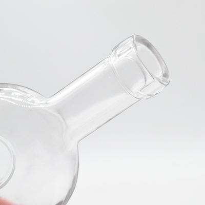 500ml Capacity Crystal White Material Empty Glass Bottle for Vodka Whisky Bulk Wine