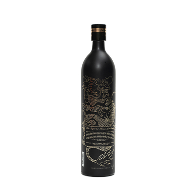 Super Flint Glass Custom 750ml Clear Frosted Empty Glass Vodka Liquor Bottle Shaped Wine Bottle