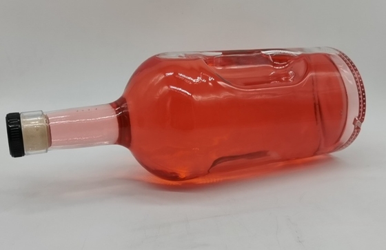 Customized Super Flint Glass Empty Bottle for 1750ml Whisky Spirit in California
