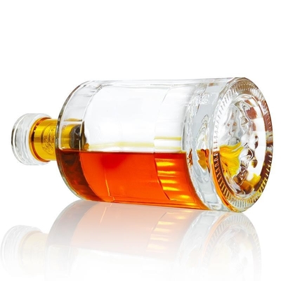 500ml 700ml 75cl Super Flint Whiskey Glass Bottle with Crystal White Material at CIF