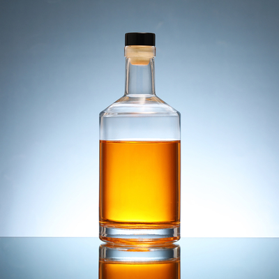 700ml 200ml 500ml 1 Liter Glass Cap Vodka Brandy Bottles for Clear Champagne Storage
