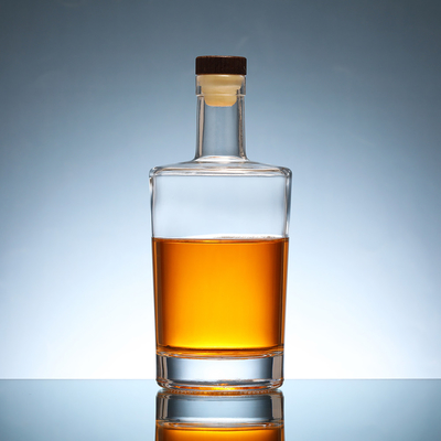 Elegant Wine Vodka Bottle Collection Specially Designed Glass Bottles Decal Glass Cap