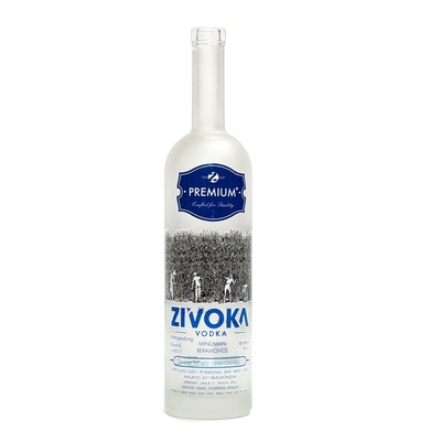 Empty 70cl Super Flint Bottle for Custom Whiskey Tequila Alcoholic Beverages Olive Oil