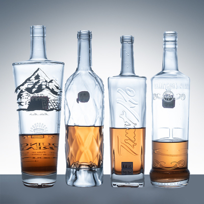 Soda Glass Liquor Wine Bottle 500ml 750 Ml Ml 750ml Plastic Liquor Bottle
