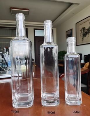500ml Olive Oil Spirit Liquor Empty 700ml 750ml Black Vodka Whiskey Glass Bottles