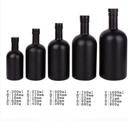 Decal Logo 700ml Square Glass Bottle for Glass Square Whiskey Bottle