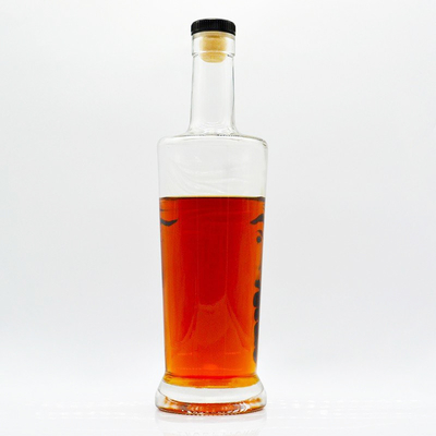 375ml Extra Flint Clear Glass Bottles for Whisky Vodka Gin Cork Sealing Type Bulk Empty