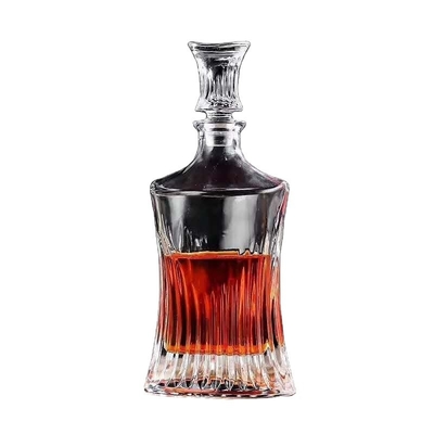 Selling 750ml Clear Spirit Glass Vodka Bottle Empty Diamond Shaped Gin Bottles