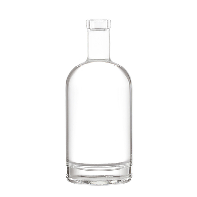 Super Flint Glass 750ml Bottle for Beverage 500ml Brandy Spirit Liquor and 375ml Vodka