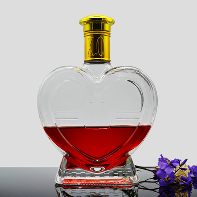 Customized Shape Olive Oil Bottle 500ml White Frost Label Gin 750ml Spirit Alcohol Glass Sauce Bottles