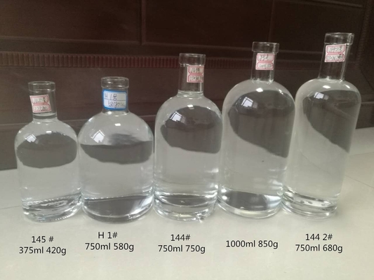 Empty Whisky Alcohol Spirit Wine Gin Glass Vodka Bottle 500ml 700ml 750ml with CIF Terms