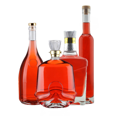 Decal Glass Bottles for Bulk Liquor and Wine 375ml 500ml 700ml 750ml Extra Flint Empty