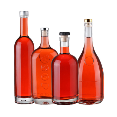 Decal Glass Bottles for Bulk Liquor and Wine 375ml 500ml 700ml 750ml Extra Flint Empty