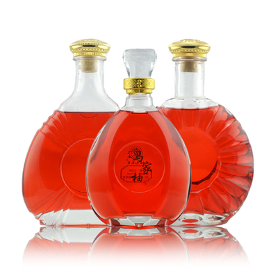 Decal Glass Bottles for Bulk Liquor and Wine 375ml 500ml 700ml 750ml Extra Flint Empty