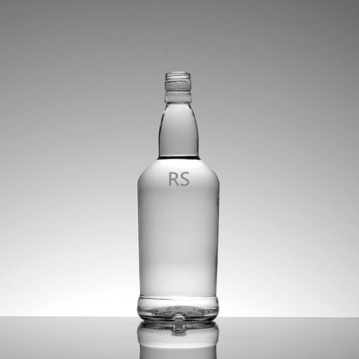Frosted Clear Glass Bottles With Screw Caps for Wine and Brandy Painted Color OEM