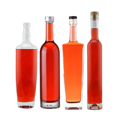 Clear Screw Printing Glass Bottles 200ml 500ml 700ml 1L Perfect for Beverages and Sauces