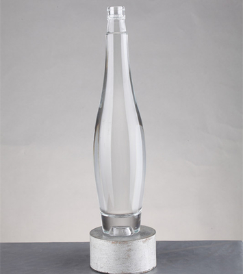 Industrial Beverage 250ml 500ml 750ml Flat Whisky Bottle Glass with Screw Cap