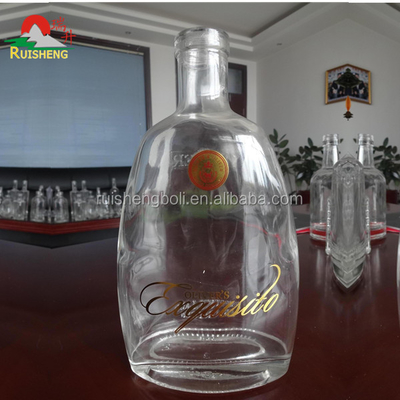 Super Flint Glass Empty 1.5L 2 Liter Glass Wine Bottle with Stopper
