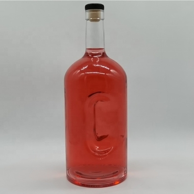 700ml Empty Matte Black Square Design Brandy Alcohol Vodka Gin Bottles with Free Sample