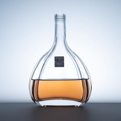 Custom Whisky Glass Bottle Capacity 500ml/1000ml/375ml Screen Printing Square Shape