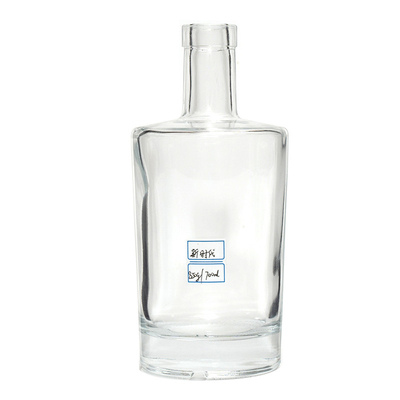 Customized 500ml/700ml/750ml Glass Bottles for Oil Whiskey Gin Liquor Vodka Packaging