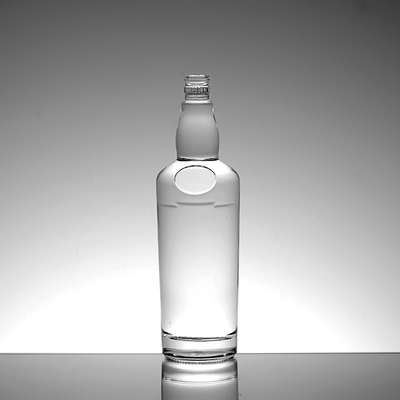High Flint Glass Material 700ml Long Neck Empty Spirit Bottle for Whisky Liquor 375ml