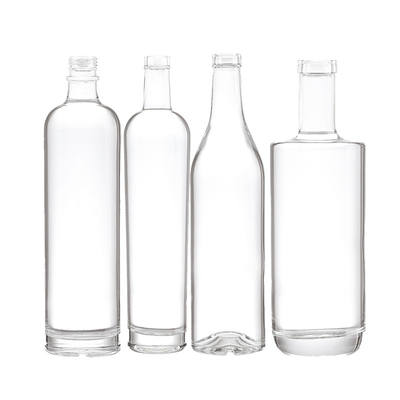 1000ml Square Painted Empty Tequila Rum Glass Bottle with Super Flint Material