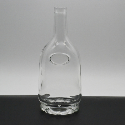 500ml 700ml Glass Bottle for Fancy Liquor Cork Sealing Type Super Flint Glass Material