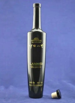 Customer Logo Printing 750ml Clear Frosted Glass Bottles for Liquor Alcohol Whiskey Gin Vodka
