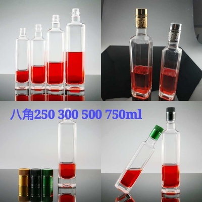 Screen Printed Spirit Bottles for Vodka Whiskey and Rum in 100ml/750ml Capacity