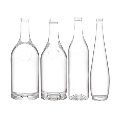 500ml 700ml 750ml 1000ml Glass Hot Stamping Liquor Bottles for Whiskey Brandy Rum Gin