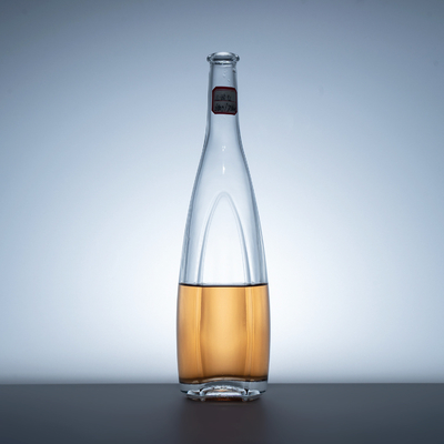 Body Material Super Flint Glass Brandy XO Mini Champagne Cylinders with Maple Leaf