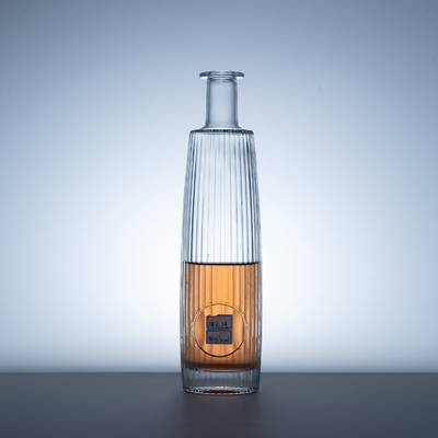 Body Material Super Flint Glass Brandy XO Mini Champagne Cylinders with Maple Leaf