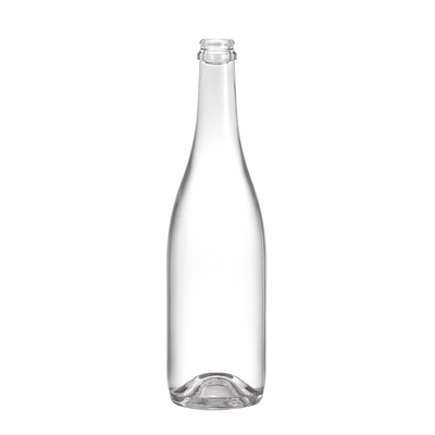 Screw Cap/Cork Sealing Type 750ml Glass Liquor Bottle with Hot Stamping Surface Handling