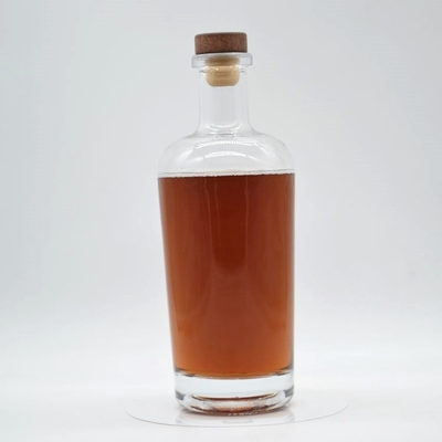 Base Selling 750ml Glass Whisky Bottles with Screen Printing Surface Handing