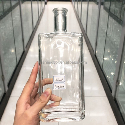 Custom Design Clear Glass Bottle for Olive Oil 750ml 500ml Vodka Liquor Gin Recyclable