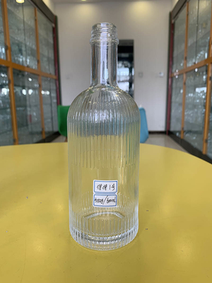 Super Flint Glass Material Clear Whisky 5cl Vodka Glass Wine Bottle 500ml Alcohol Bottle