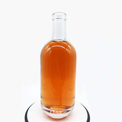 Black Vodka Gin 250ml Empty Juice Square Glass Bottle with Custom Champagne Gold Label