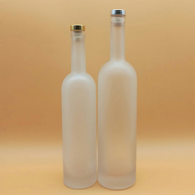 750ml Square Brandy XO Flint Liquor 250ml Flask Frosted Rum 375ml Champagne Glass Cylinder Bottle Cork